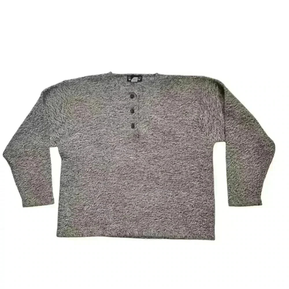 Patagonia Tan Long Sleeve Button Up Wool Gabardine Sweater Womens Size Medium